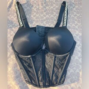 Victoria’s Secret Corset push up Bra/lingerie sz 34A